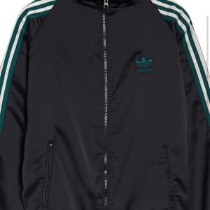 Adidas satin track jacket